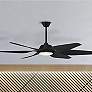Zoom 66" Ceiling Fan with Blades and Light Kit in scene