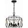 Zucca 4 Light English Bronze & Antique Gold Lantern