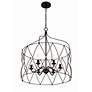 Thumbnail4 of Zucca 6 Light English Bronze & Antique Gold Lantern more views