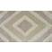 Zuel Ivory and Taupe Diamond Doormat