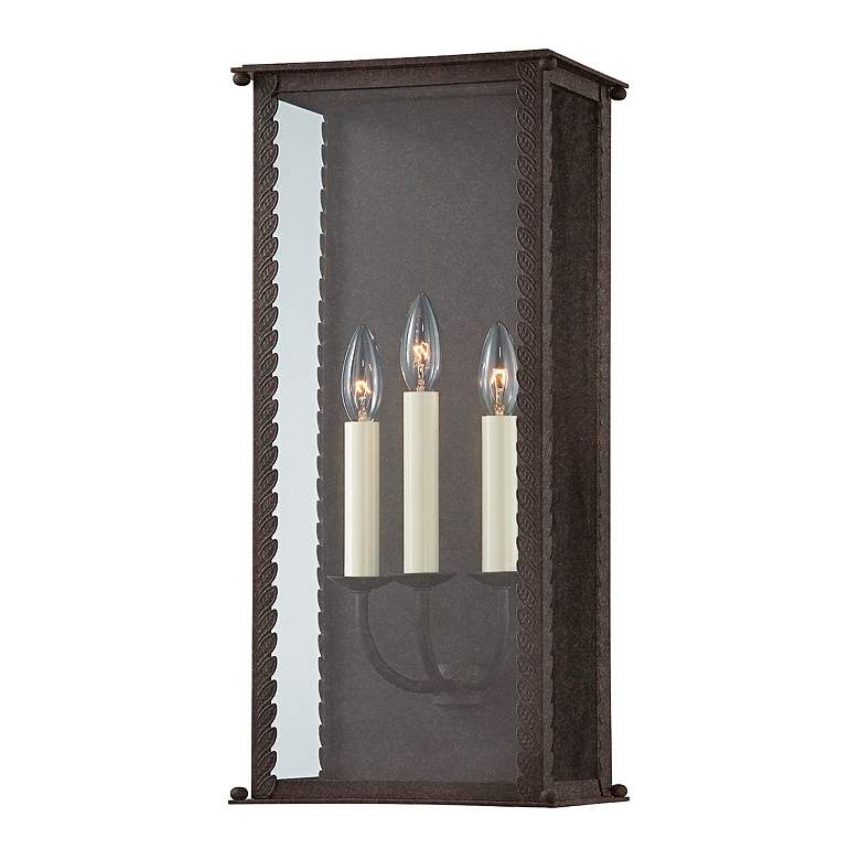 Image 2 Zuma 21 1/4 inch High French Iron Outdoor Wall Light