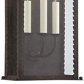 Image4 of Zuma 21 1/4" High French Iron Outdoor Wall Light more views