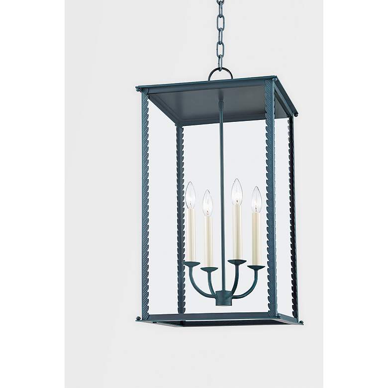 Image 2 Zuma 27" High Verdigris Outdoor Hanging Light more views