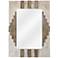 Zuma Natural White-Washed 28" x 38" Wood Wall Mirror