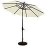 Zuma Shore 8 3/4-Foot Natural Sunbrella Patio Umbrella