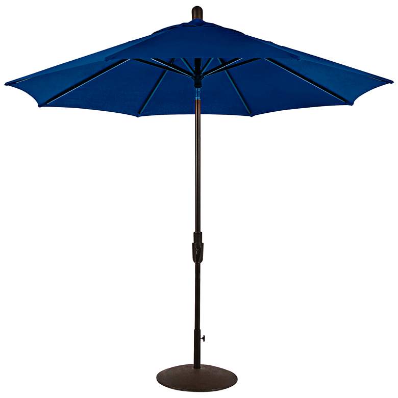 Image 1 Zuma Shore 8 3/4-Foot Pacific Blue Sunbrella Patio Umbrella