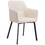 Zuo Adage Beige Fabric Dining Chair