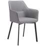 Zuo Adage Gray Fabric Dining Chair
