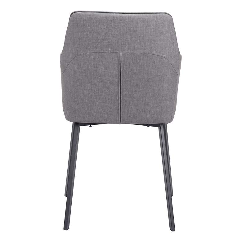 Image 5 Zuo Adage Gray Fabric Dining Chair more views