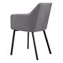 Zuo Adage Gray Fabric Dining Chair