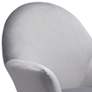 Zuo Alexandria Light Gray Fabric Accent Chair in scene
