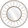 Zuo Alida Gold 33" Round Decorative Wall Mirror