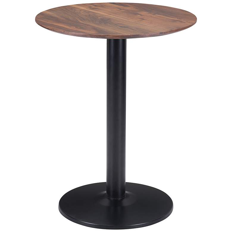 Image 2 Zuo Alto 23 1/2 inch Wide Brown and Black Bistro Table
