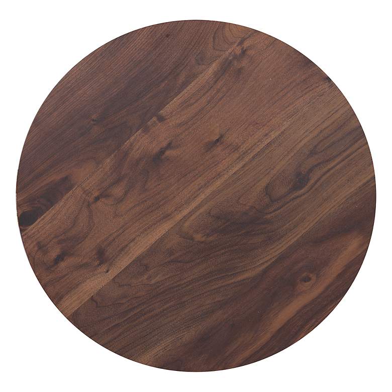 Image 3 Zuo Alto 23 1/2" Wide Brown and Black Bistro Table more views