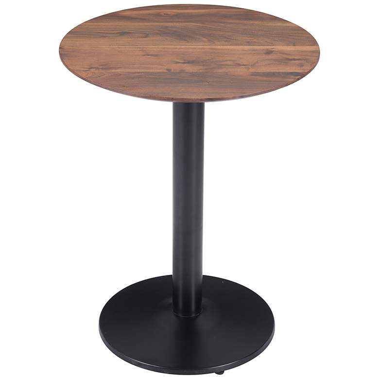 Image 6 Zuo Alto 23 1/2 inch Wide Brown and Black Bistro Table more views
