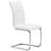 Zuo Anjou Modern White Dining Chair Set of 2