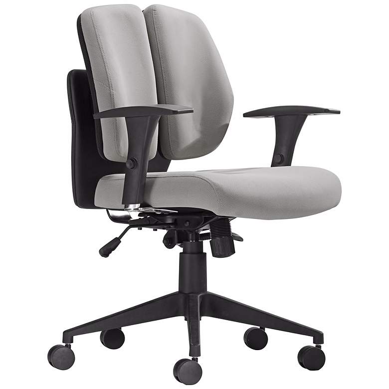 Image 1 Zuo Aqua Gray Mesh Office Chair