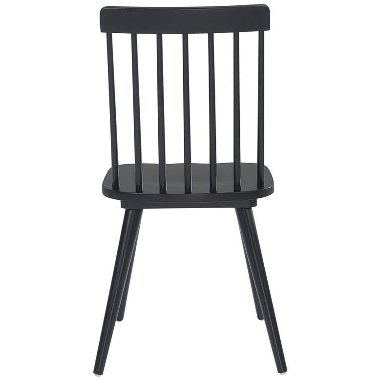 Image 5 Zuo Ashley Black Wood Dining Chair more views
