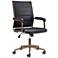 Zuo Auction Vintage Black Adjustable Swivel Office Chair