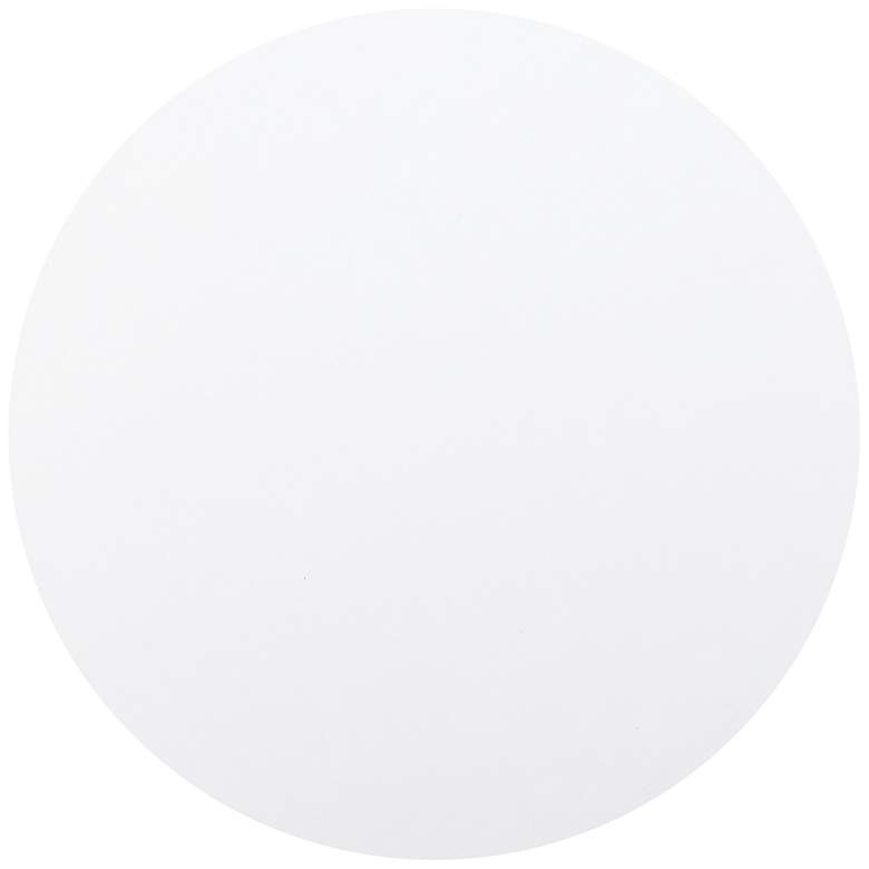 Image 4 Zuo Auray 23 3/4" Wide White Round Bar Table more views