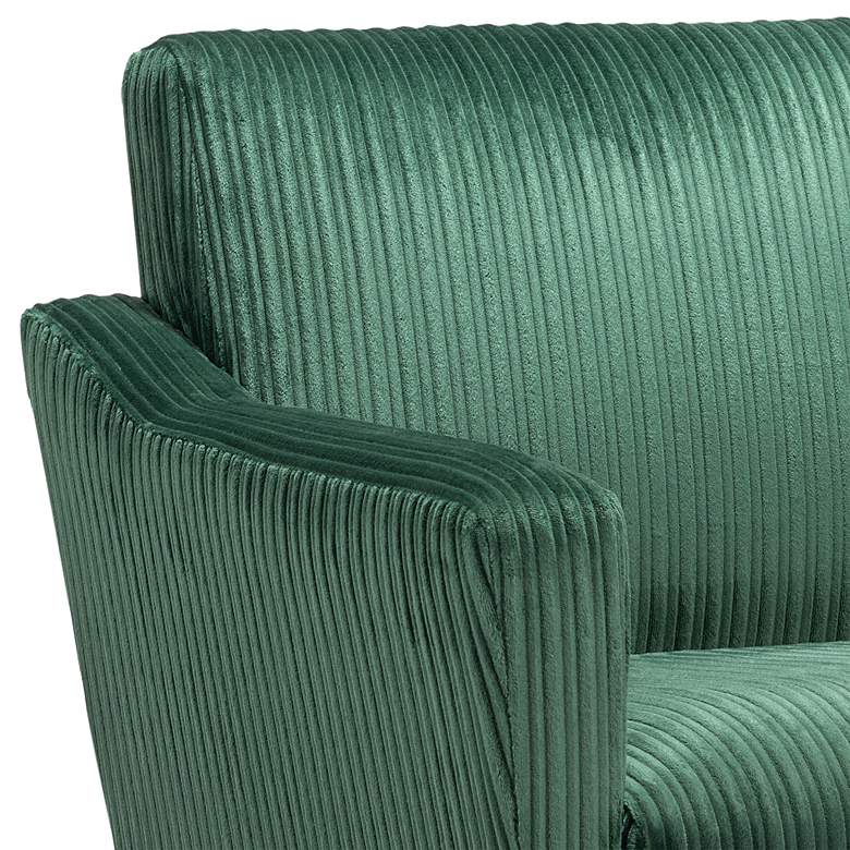 Image 2 Zuo Bastille Green Fabric Accent Chair more views
