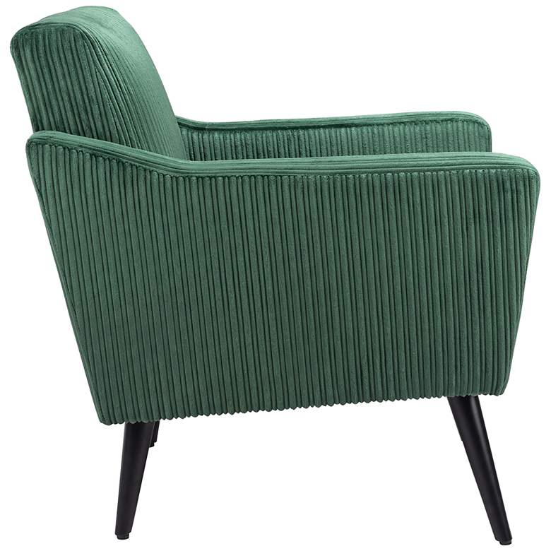 Image 5 Zuo Bastille Green Fabric Accent Chair more views