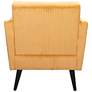 Zuo Bastille Yellow Fabric Accent Chair