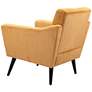 Zuo Bastille Yellow Fabric Accent Chair