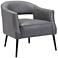 Zuo Berkeley Vintage Gray Faux Leather Accent Chair