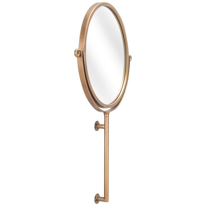 Zuo Bernis Gold 19 1/4&quot; x 30 1/4&quot; Decorative Wall Mirror more views