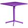 Zuo Big Wave Purple Square Outdoor Folding Table