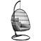 Zuo Bilbao Gray Swivel Outdoor Hanging Chair