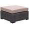 Zuo Bocagrande Brown and Beige Square Outdoor Ottoman