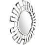 Zuo Calmar Silver 30 1/4" Round Decorative Wall Mirror