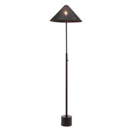 Zuo Cardo 64 1/2&quot; High Modern Bronze Finish Floor Lamp