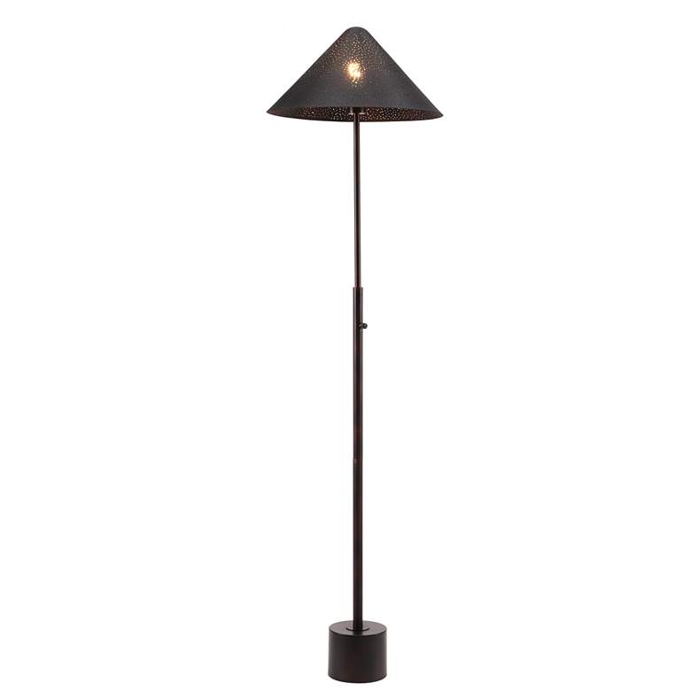 Image 1 Zuo Cardo 64 1/2 inch High Modern Bronze Finish Floor Lamp