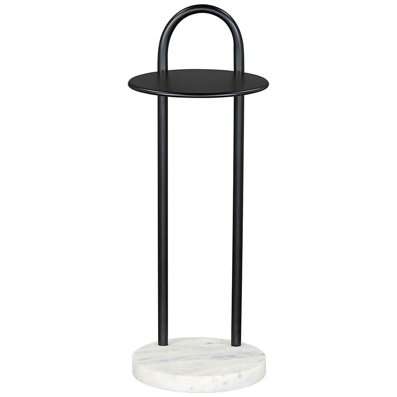 Image 6 Zuo Christian 8" Wide Black Side Table more views