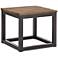 Zuo Civic Center Distressed Wood Side Table