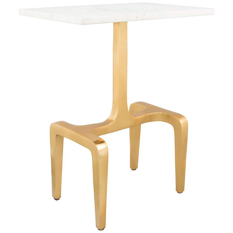 Image 2 Zuo Clement 18" Wide Gold Side Table