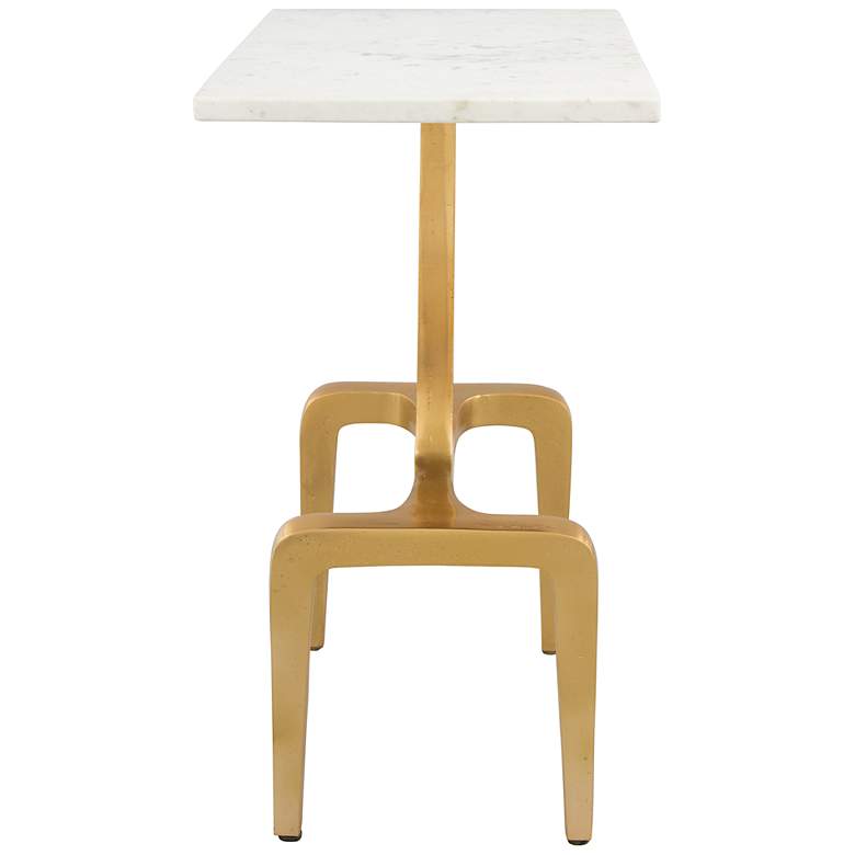 Image 6 Zuo Clement 18 inch Wide Gold Side Table more views
