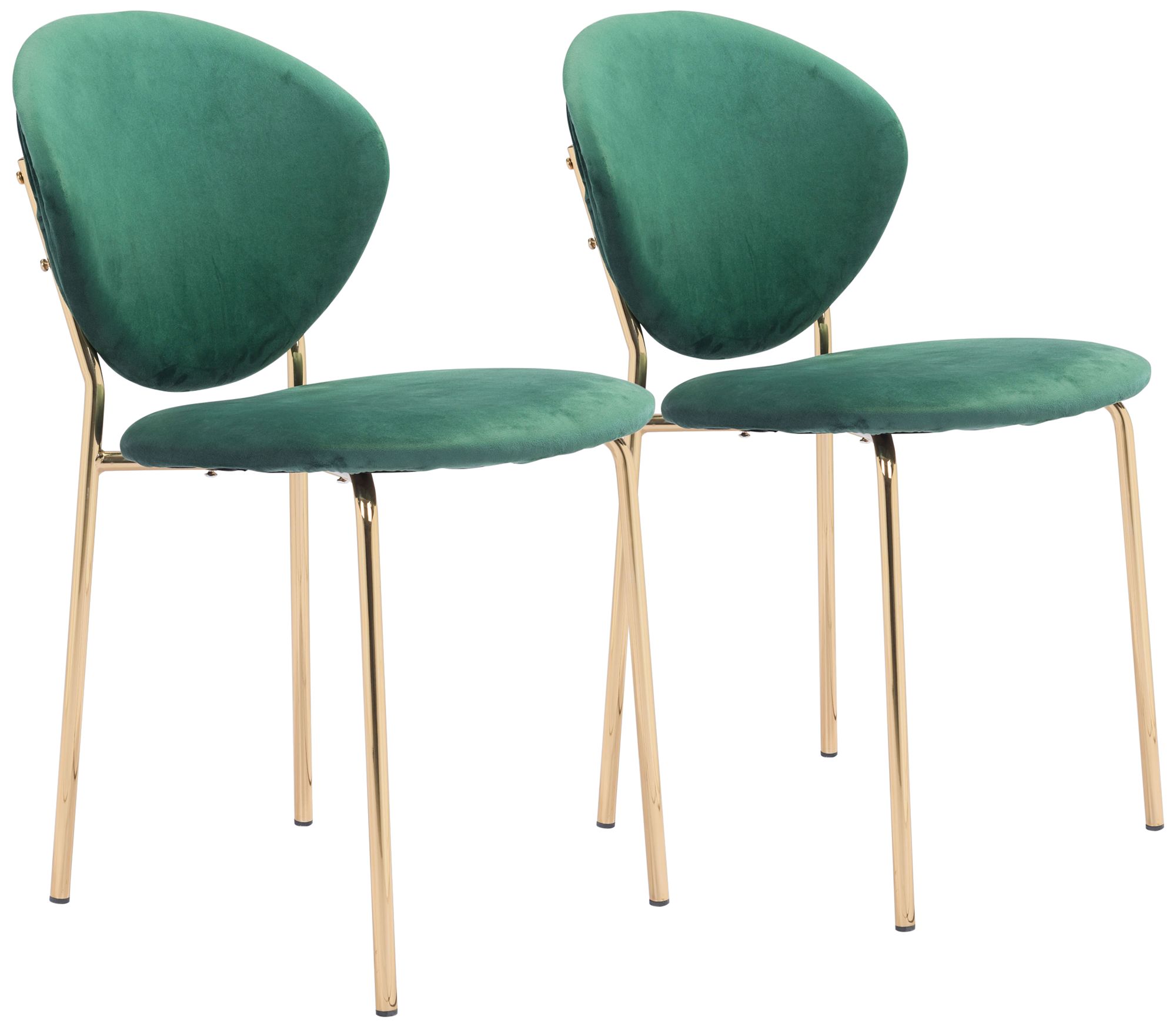 green dining chairs set of 2