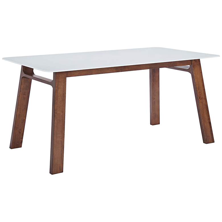 Image 1 Zuo Coconut Grove Two-Tone Walnut Dining Table