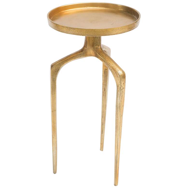 Image 6 Zuo Como Antique Gold Tripod Accent Modern Tables Set of 2 more views