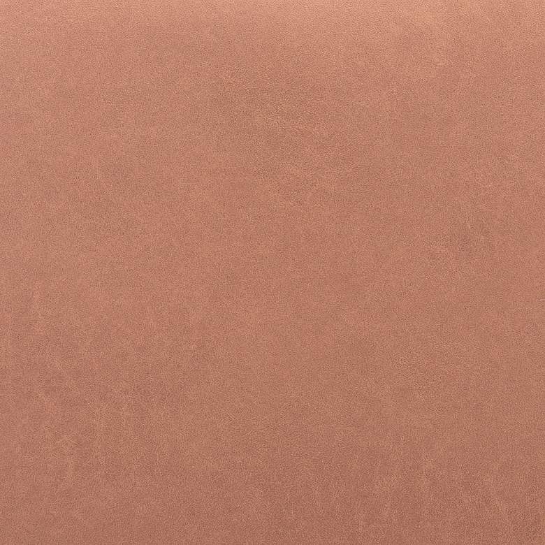Image 3 Zuo Confection 79" Wide Brown Faux Leather Sofa more views