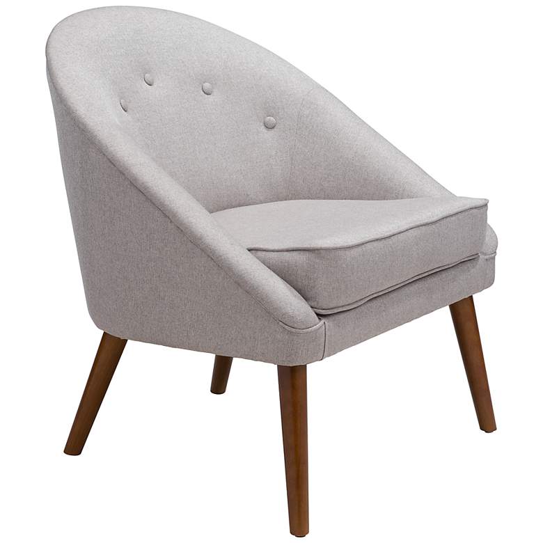 Image 2 Zuo Cruise Gray Fabric Accent Chair