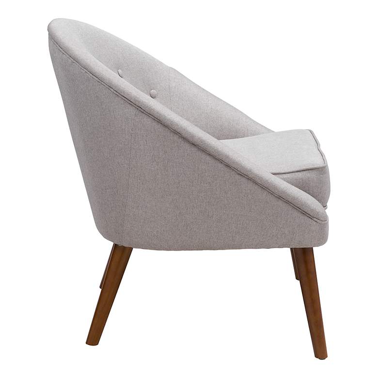 Image 5 Zuo Cruise Gray Fabric Accent Chair more views