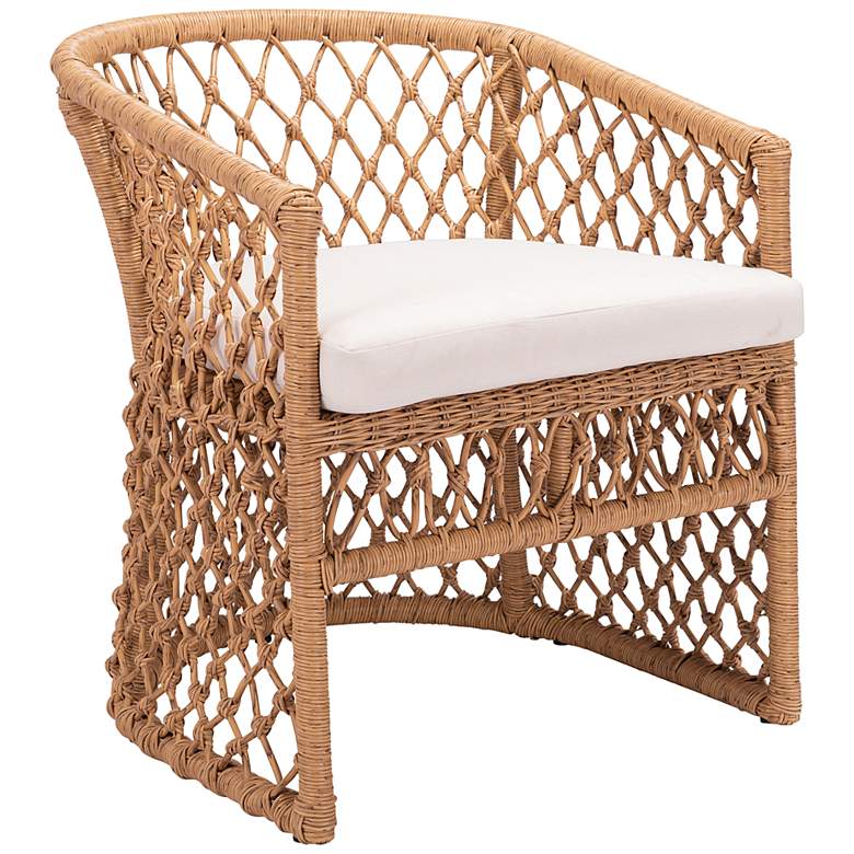 Image 1 Zuo Darce Natural Weave Outdoor Accent Chair