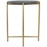 Zuo David 18" Wide Gold Side Table