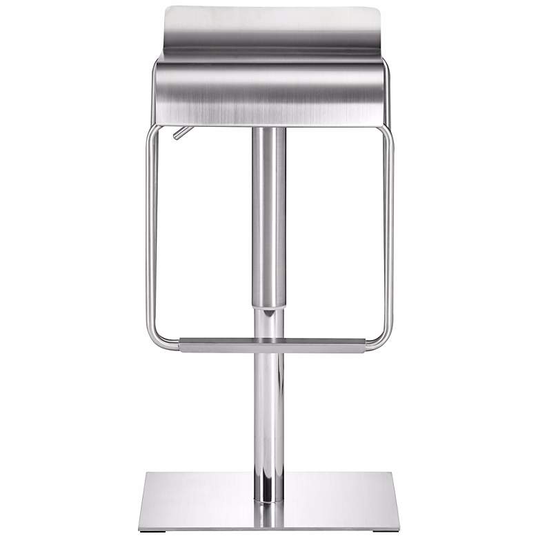 Zuo Dazzer Adjustable Height Steel Modern Bar Stool more views