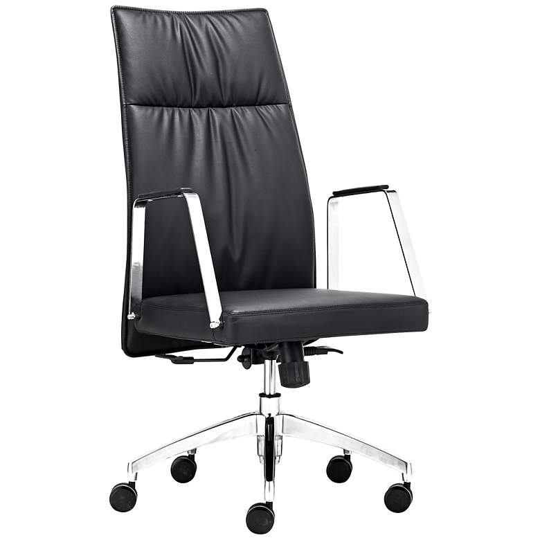 Image 1 Zuo Dean Adjustable Black High Back Office Chair